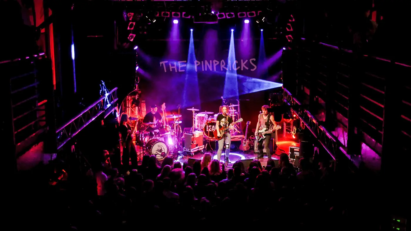 The Pinpricks live in purple light