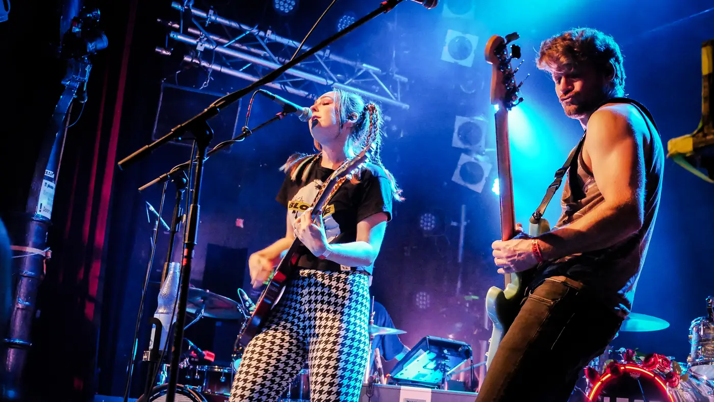 The Pinpricks live in blue light