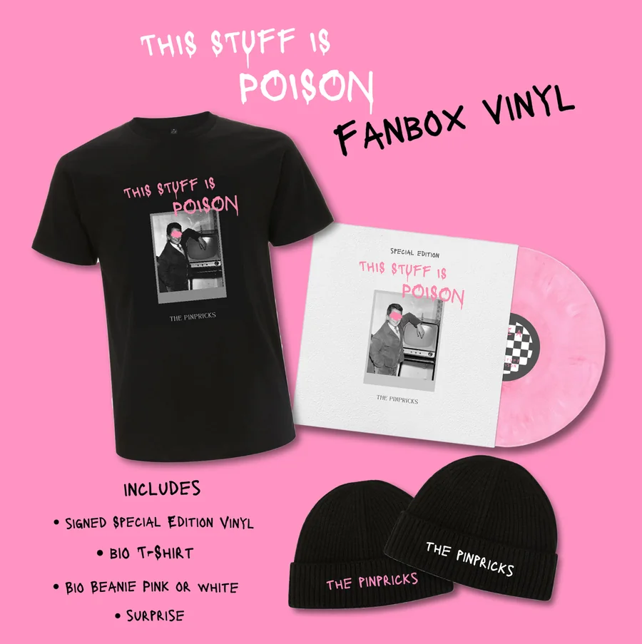 Fanbox vinyl: special edition vinyl, T-shirt, beanie and surprise